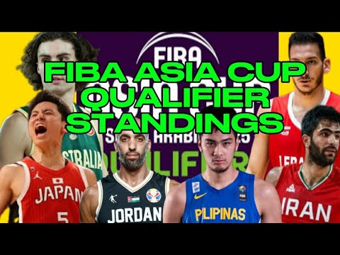 FIBA ASIA CUP QUALIFIER TEAM STANDINGS |FIBA ASIA CUP 2025