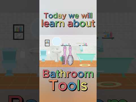 Bathroom  Tools Names | English Vocabulary For Kids | Educational Videos For Children