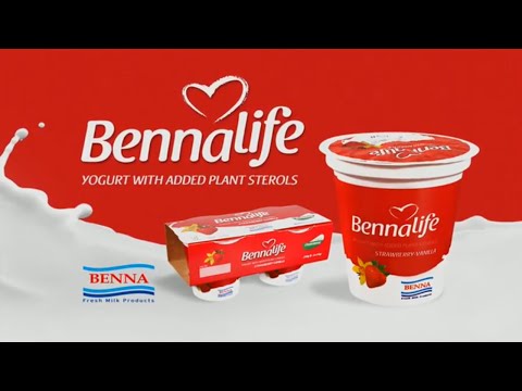 Bennalife - Yogurt with added Plant Sterols (Strawberry-Vanilla)