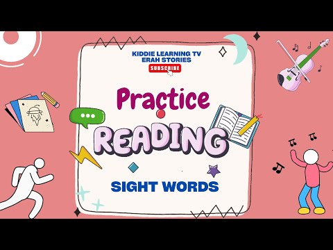 Sight Words 1 : Practice Reading English for Kids | Learn How to Read | Read Aloud