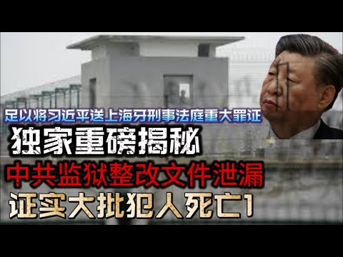 独家重磅揭秘：中共监狱整改文件泄漏  证实大批犯人死亡  足以将习近平送上海牙国际刑事法庭的重大证据……