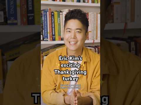 Eric’s on a mission to make a turkey recipe that’s *actually* exciting. New video out now!