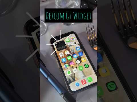 Dexcom G7 Widget Tutorial #dexcom