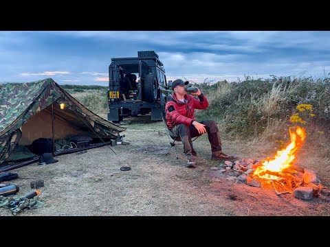 Solo Overnight Camping with Old School Military Surplus Gear