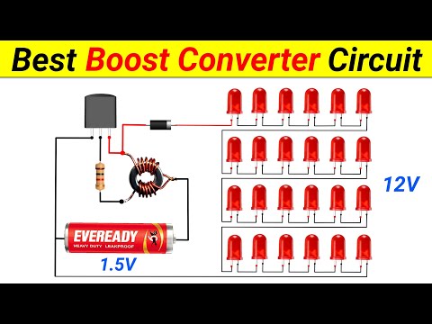 How to make 1.5v to 12v Boost Converter Circuit || Joule Thief Circuit || SKR Electronics Lab