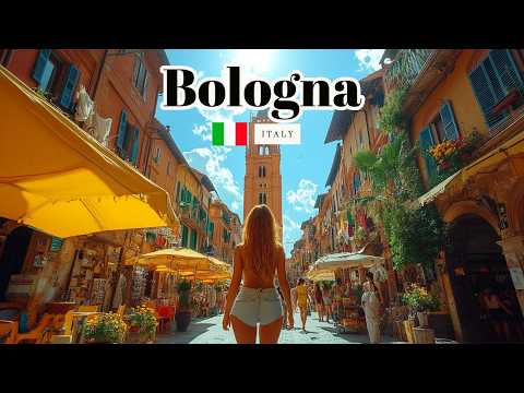 Bologna Italy 🇮🇹 - 4k HDR 60fps Walking Tour