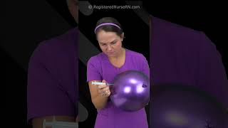 Needle Balloon Pop Challenge Test #shorts #nursing #challenge