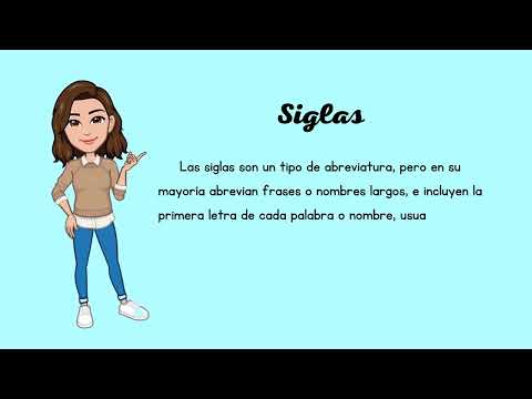 ✅​ Las Abreviaturas | Las Siglas | Función y Ejemplos.