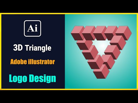 Create 3D Impossible Triangle Logo in Adobe Illustrator | Logo Design Tutorial