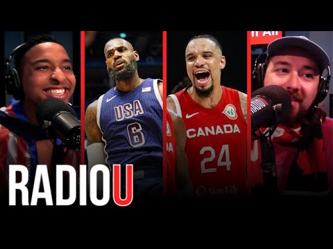 Delusional Canadian thinks Team USA Basketball is Losing in the Paris Olympics | RadioU