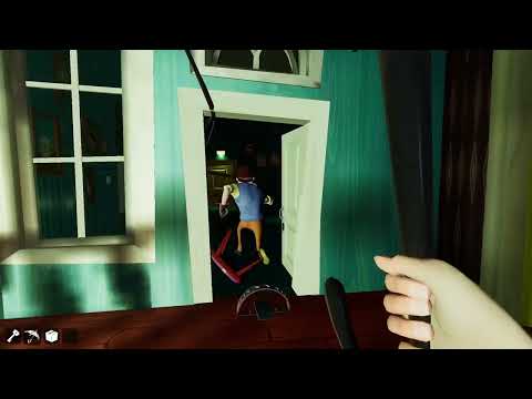 Самый лёгкий но самый сложный speedrun по игре Hello Neighbor Alpha 4. Красный ключ!