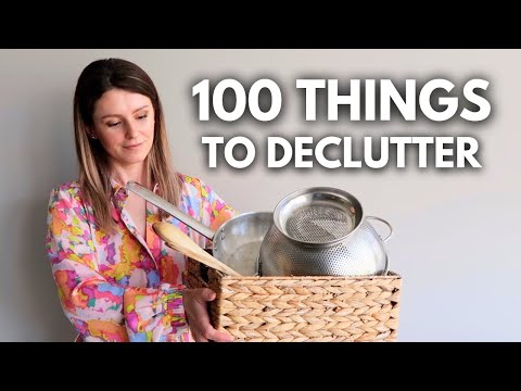 100 Things to Declutter Right Now ✅ (Easy Decluttering + Checklist)