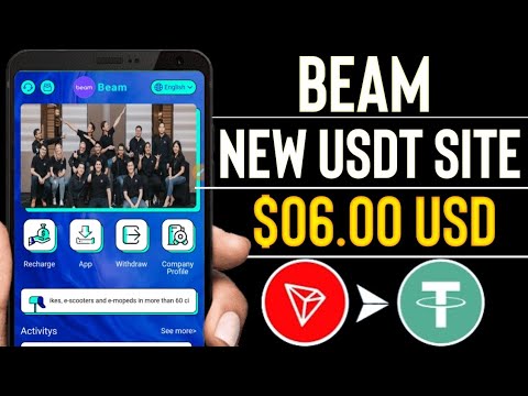 "Beam" USDT Earning Site | Usdt Shopping Site Today | Best New Usdt Shopping Mall site Today