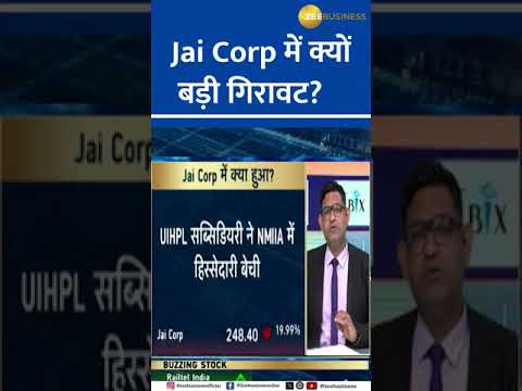 Jai Corp Shares Hit 20% Lower Circuit! What’s Next?