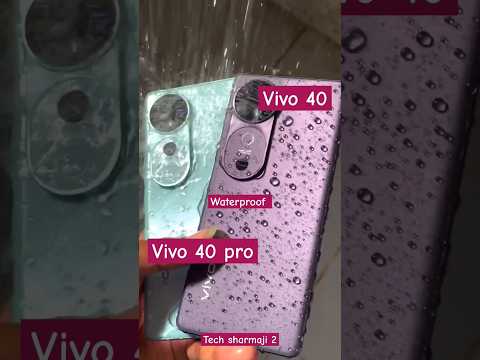 Vivo V40/vivov40pro waterproof mobile testing