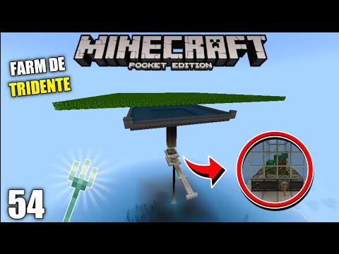 FARM DE AFOGADOS E TRIDENTE - MINECRAFT SURVIVAL 1.19 #54 (MINECRAFT BEDROCK)