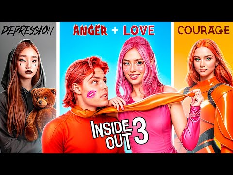 Inside Out 3: Love & Anger WADDING! Extreme LOVE Makeover! R.I.P. New Emotion!