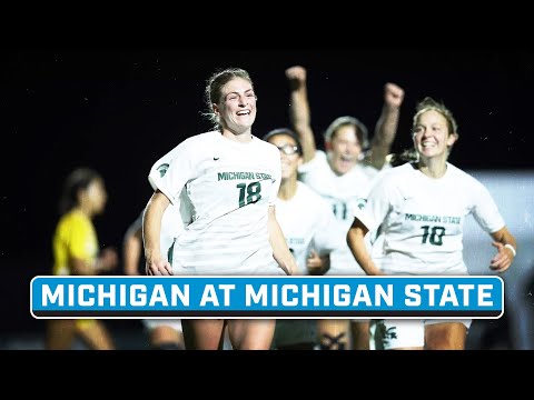 Michigan at Michigan State | Oct. 5, 2024 | Big Ten Women's Soccer | B1G+ Encore