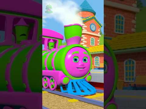 Wheels on the Train #shorts #nurseryrhymes #babysongs #littletreehouse #youtubekids #traincartoon