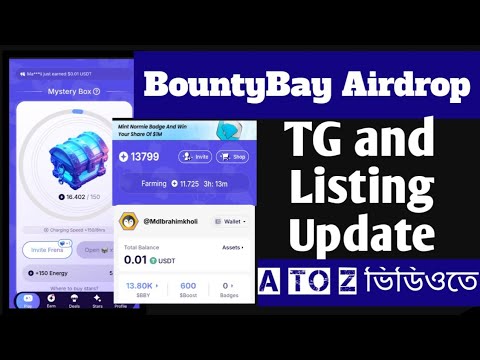 BountyBay tg and listing updated | Bountybay Snapshot 7 November |bountybay new update  | bountybay