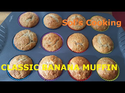 CLASSIC BANANA MUFFIN EASY RECIPE