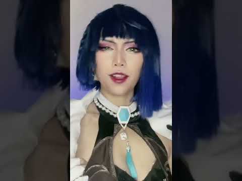 Drink your milk and go to sleep - Yelan Genshin Impact Voice Line - Cosplay - IceTea Cosplayer