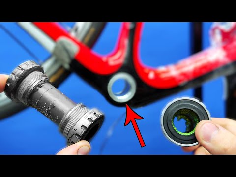 How to remove and install HollowTech bottom brackets on a road bike