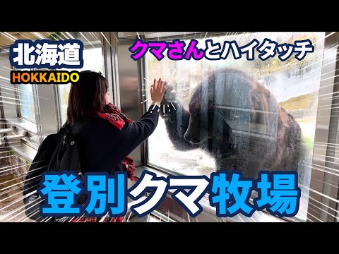 【北海道・登別クマ牧場】登別のクマ牧場に行って来ました。こぐまのピリカちゃんはパンダみたいだったし、「ヒトのオリ」ではクマさんとハイタッチが出来るのです！