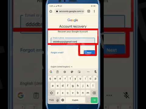 How To Recover Delete Gmail Id Without Phone Number 🤨😲#shorts