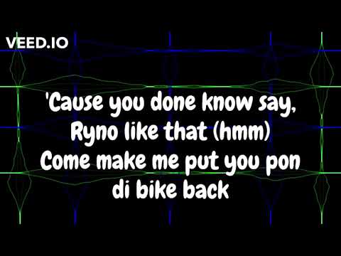 Blak Ryno   Bike Back Lyrics