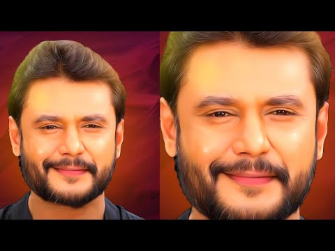 oil painting in Photoshop kannada | oil painting in Kannada | Robert poster |