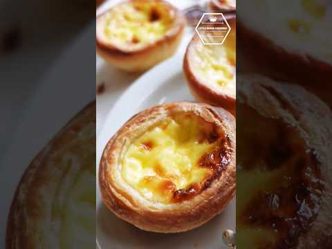 葡式蛋撻｜在家廚房來個澳門小旅行｜詳細教學｜Portuguese egg tarts #shorts