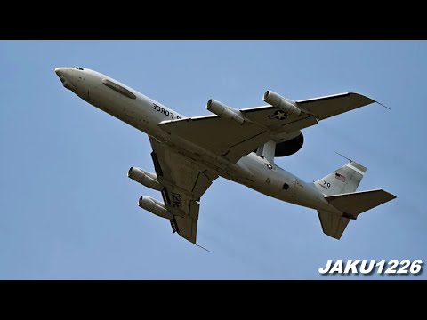 E-3 Flybys Spirit of St. Louis Air Show 2024