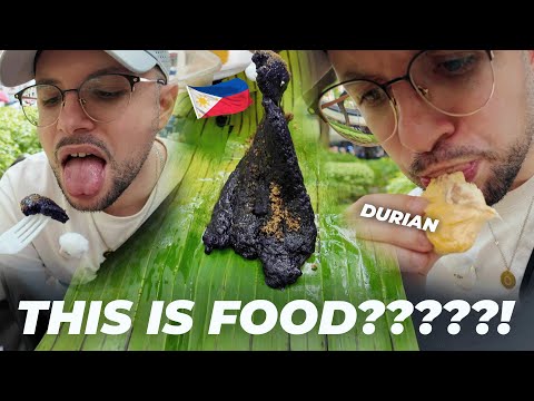 WHAT DID I JUST PUT IN MY MOUTH??? Discovering UNUSUAL Filipino food