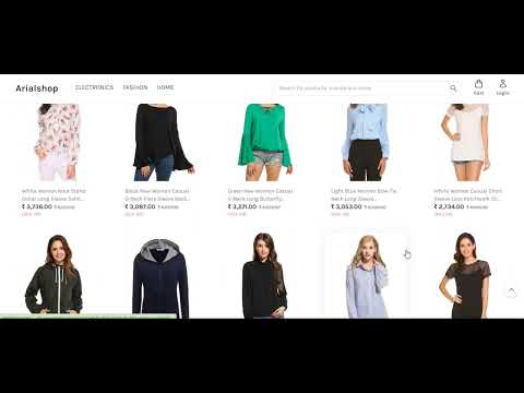 Arialshop - Javascript eCommerce Website With Modern Features By itswadesh