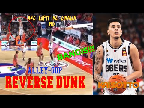 Bangis KAI SOTTO naghalimaw na naman REVERSE DUNK Alley-oops pa LUPIT /NBL 36ERS vs TAIPAN sports tv