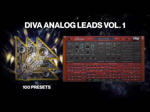 Diva Analog Leads Vol. 1 (100 Presets) Techno, Cinematic, Trance, Melodic | Revealed