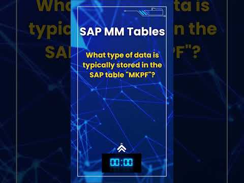 SAP MM Material Master Flash Card Quiz 9