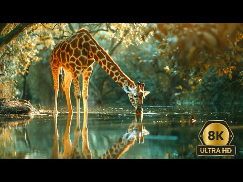 8K African Wildlife: Serengeti National Park - Real Sounds of Africa - 8K Ultra HD