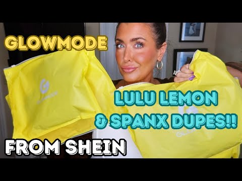 Shein Glowmode haul | Lululemon and Spanx? | Glowmode is saving me MONEY