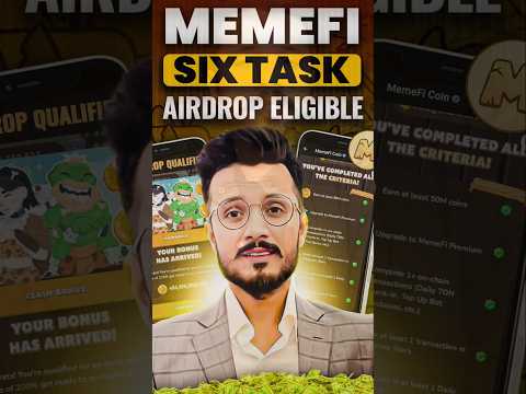 MemeFi Airdrop check list for Airdrop eligible #memefi