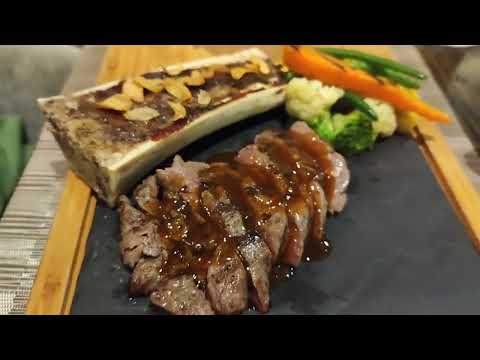 Delicious Steak & Beef Bone Marrow at Cebu Bai Hotel - Marble & Grain Steakhouse 享受宿务著名酒店高级牛排和骨髓