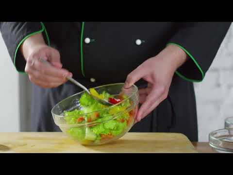 Tossing a Salad | Copyright Free Video Footage