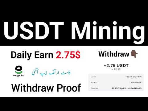 Online Earning App 2024 | Usdt Earning App in Pakistan | Make 🔥2.75$💴 Everyday Online in Pakistan