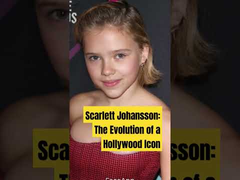 Scarlett Johansson: The Evolution of a Hollywood Icon#hollywood