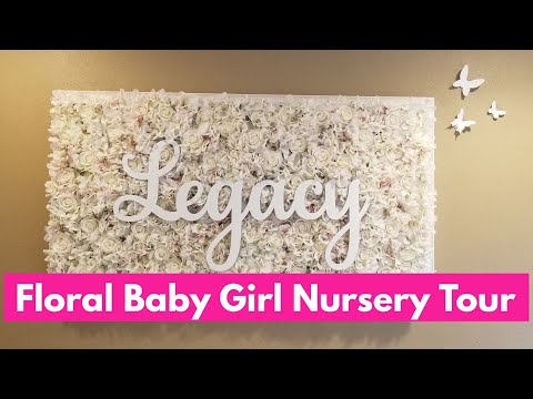 Baby Girl Nursery Tour | Floral Nursery Ideas