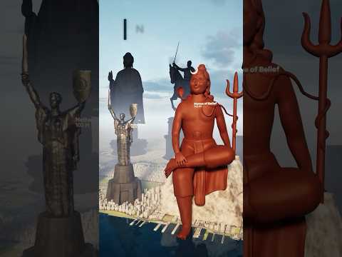 Tallest Statues in the World (3D Size Comparison)