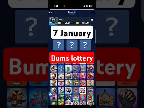 Bums lottery cards today 7 January | Bums Daily Lottery Cards | Bums combo cards today #bums