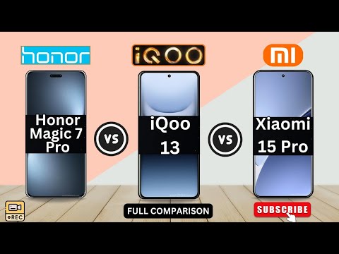 iQoo 13 vs Honor Magic 7 Pro vs Xiaomi 15 Pro ⚡ Full Comparison