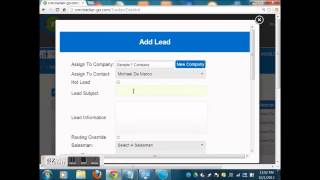 How To Add A Lead Into TrackerGO CRM